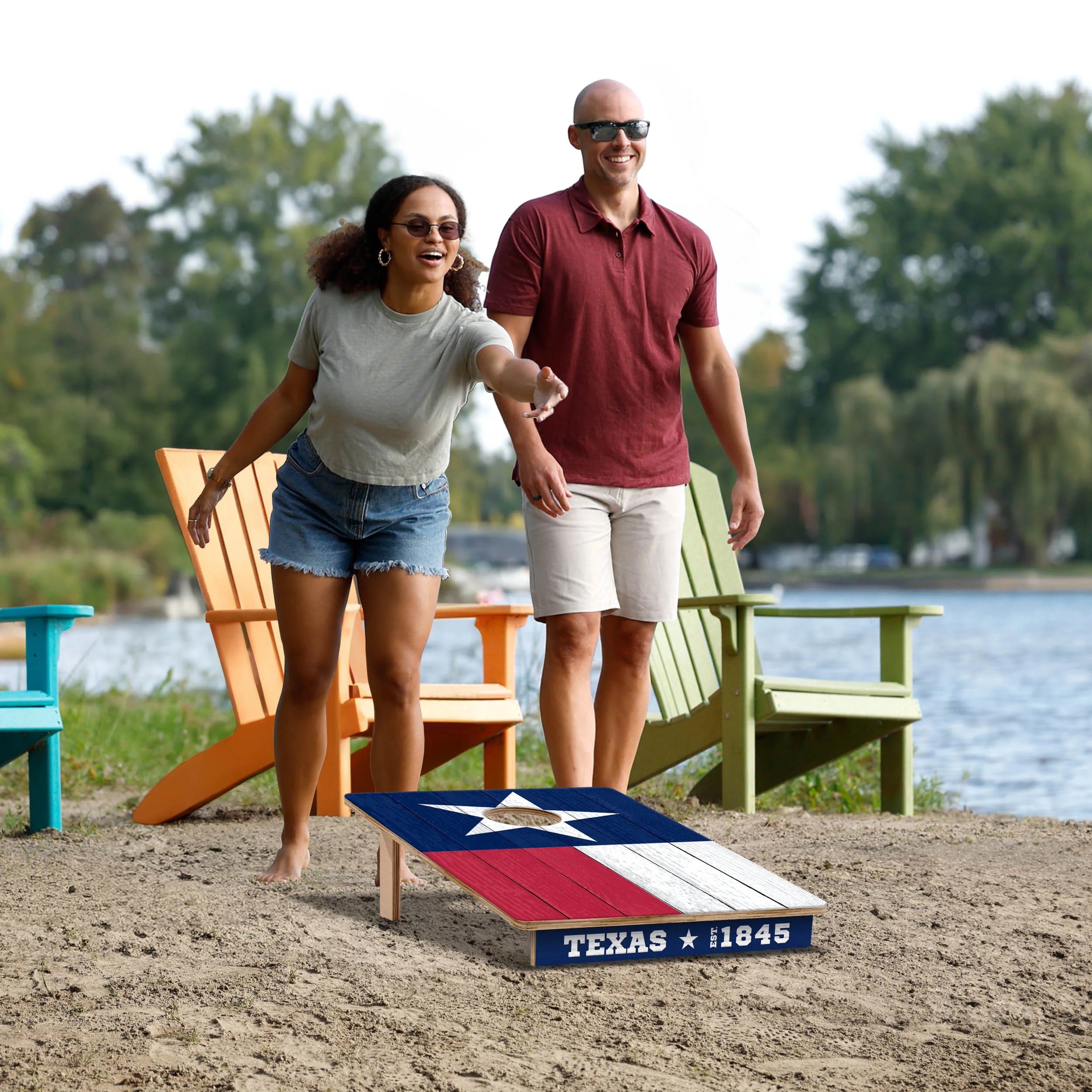 State of Texas Flag 2x3 Cornhole Boards - Image 6