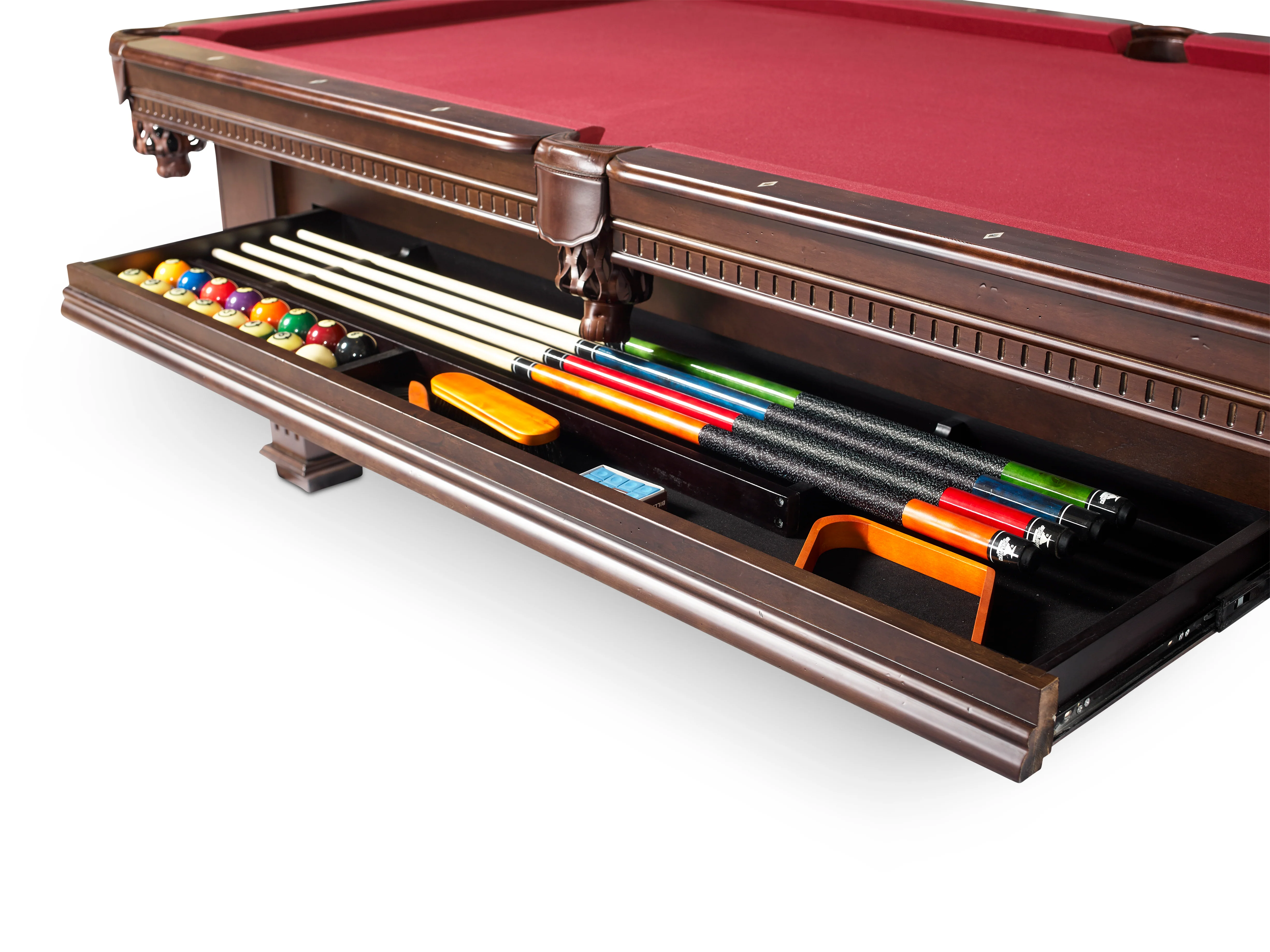 Talbot 8' Pool Table with Drawer - Image 2
