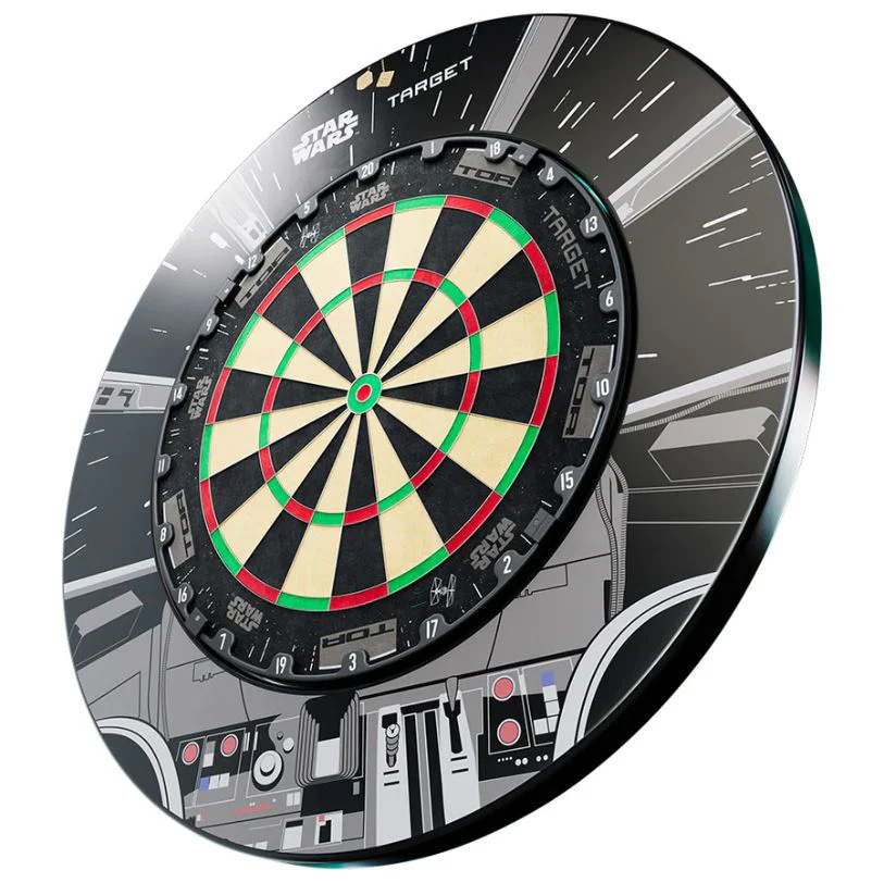 Target Star Wars Millennium Falcon Tor Steel Tip Dartboard And Surround Bundle - Image 2