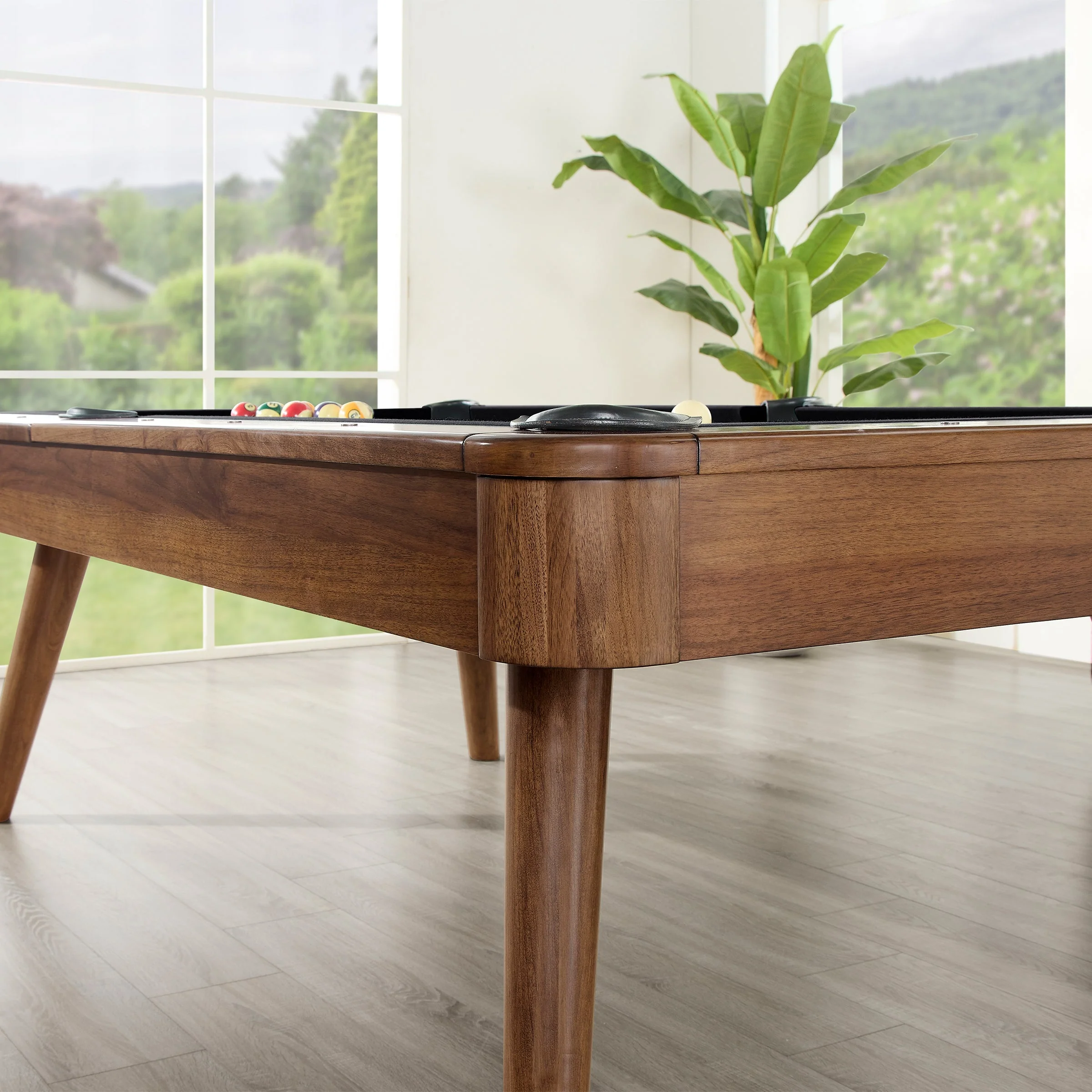 HB Home 8' Elton Walnut Mist Pool Table - Image 10
