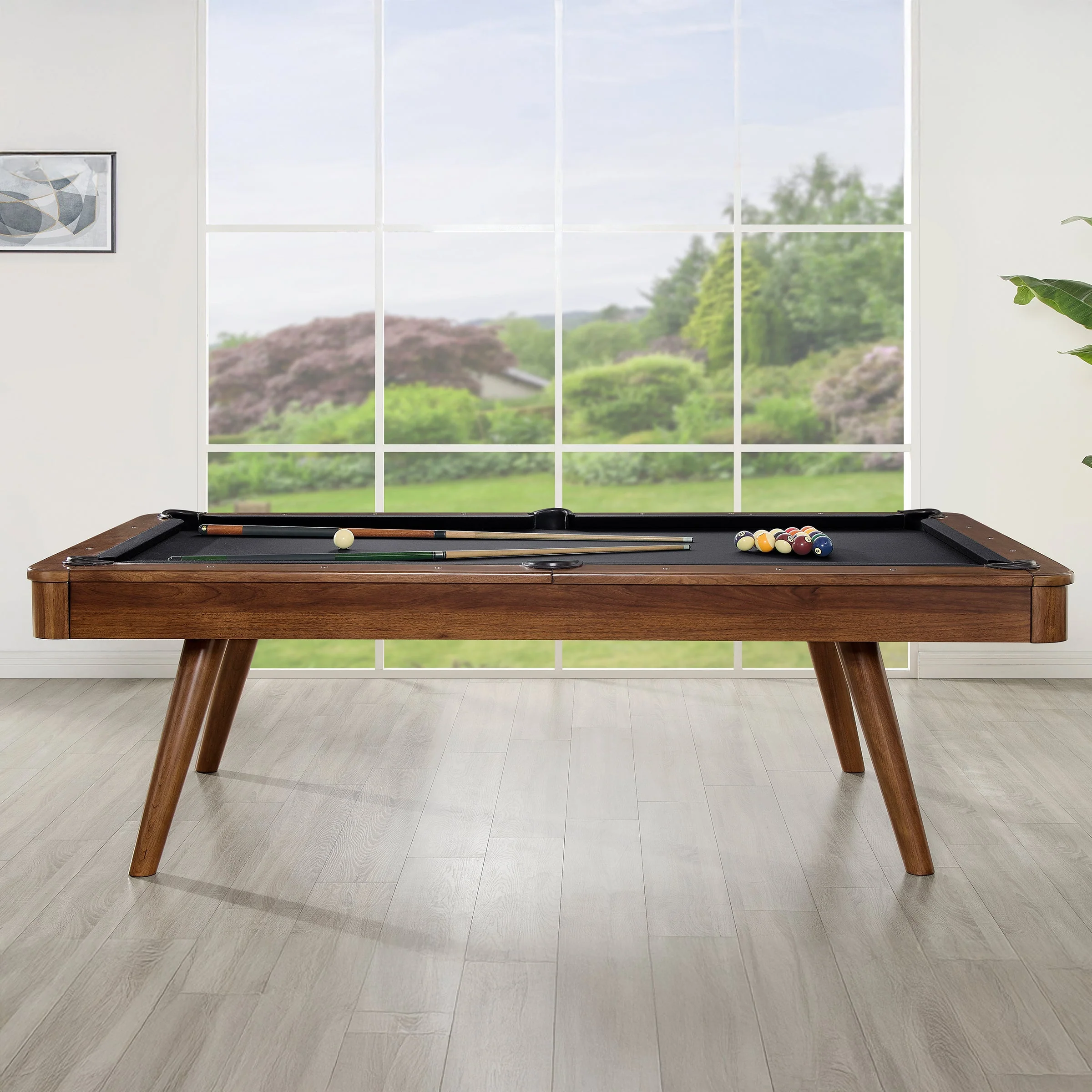 HB Home 8' Elton Walnut Mist Pool Table - Image 6