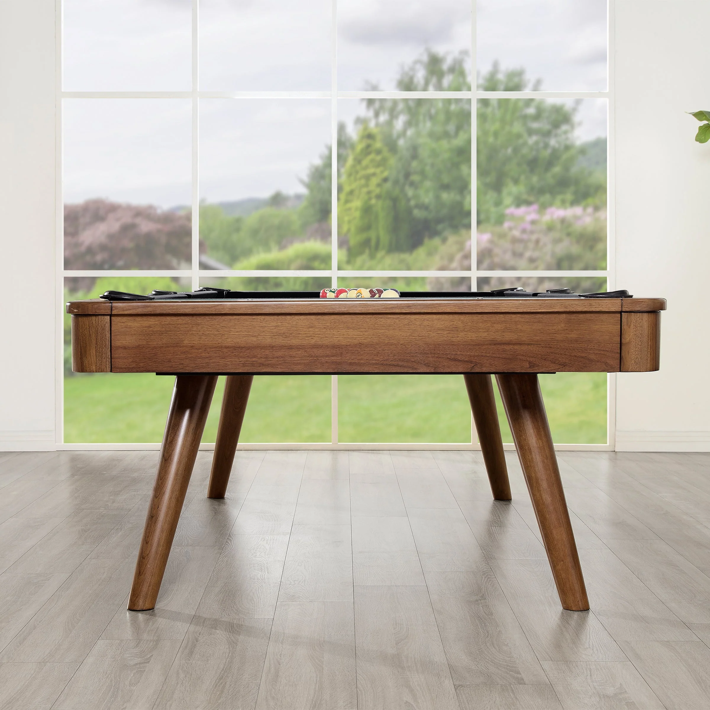 HB Home 8' Elton Walnut Mist Pool Table - Image 9