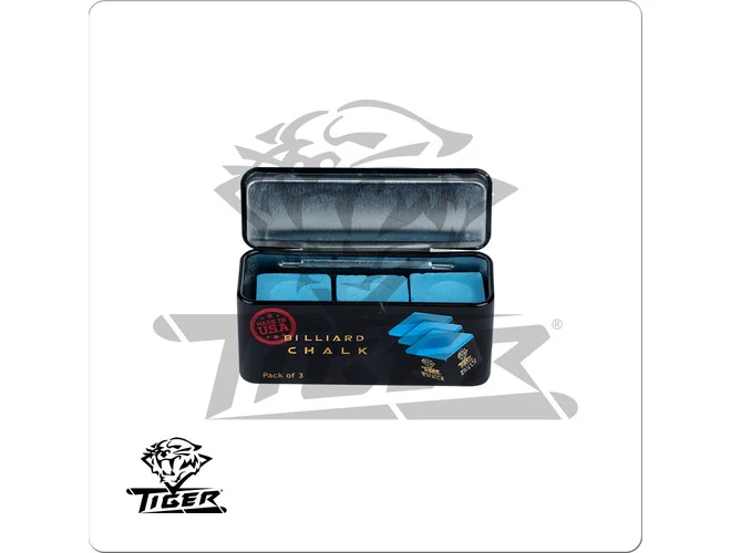Tiger Billiard Chalk- 3 piece - Image 2