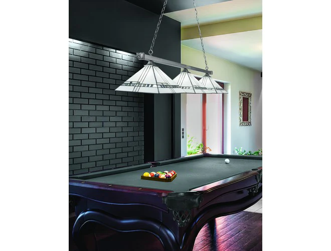 Toltec Lighting Square 3-Light Bar with Deco Art Shades - Image 3