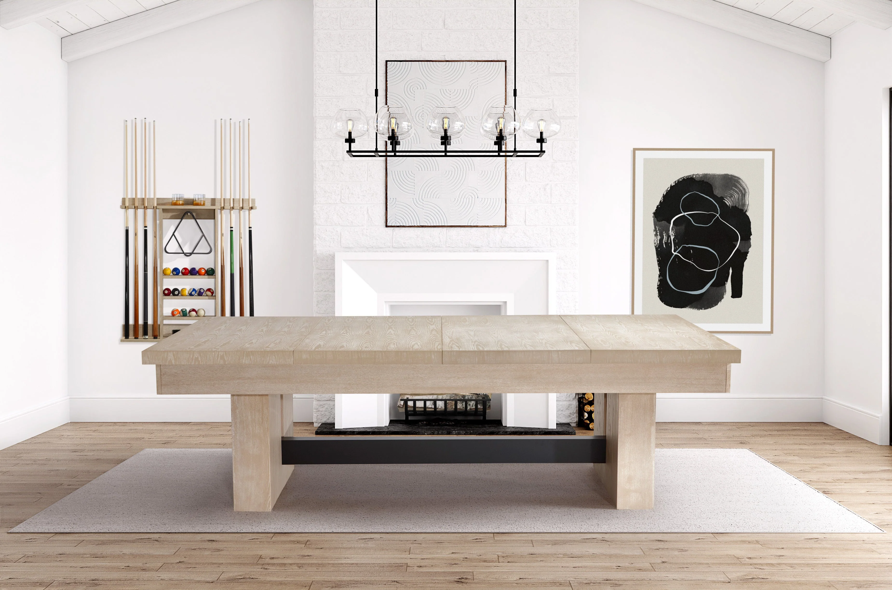Vancouver 8' Pool Table - Natural Ash - Image 18