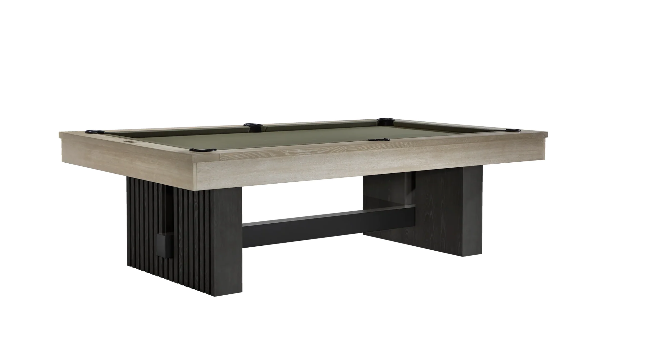 Vancouver 8' Pool Table - Natural Ash & Black Ash