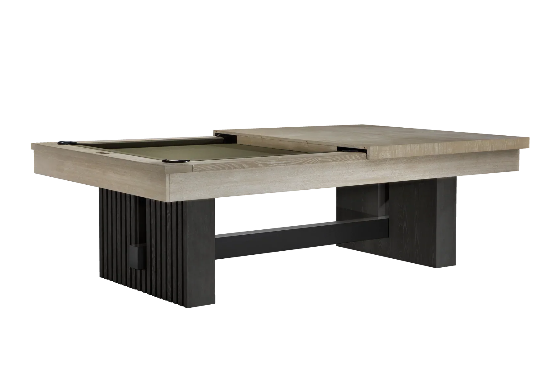 Vancouver 8' Pool Table - Natural Ash & Black Ash - Image 6