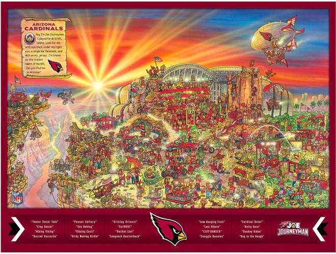 You The Fan! Joe Journeyman NFL Puzzle - Image 4