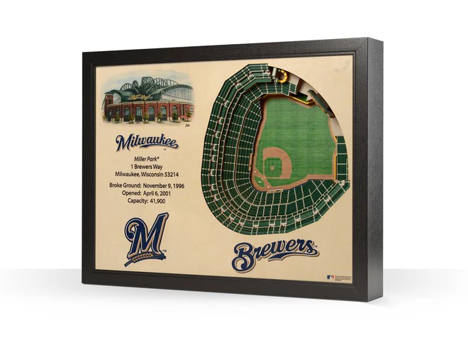 You The Fan! MLB Stadium View 25-Layer 3D Wall Art - Image 12