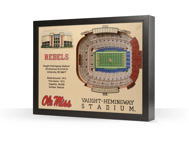 You The Fan! NCAA Stadium View 25-Layer 3D Wall Art - Image 17