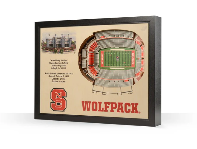 You The Fan! NCAA Stadium View 25-Layer 3D Wall Art - Image 20