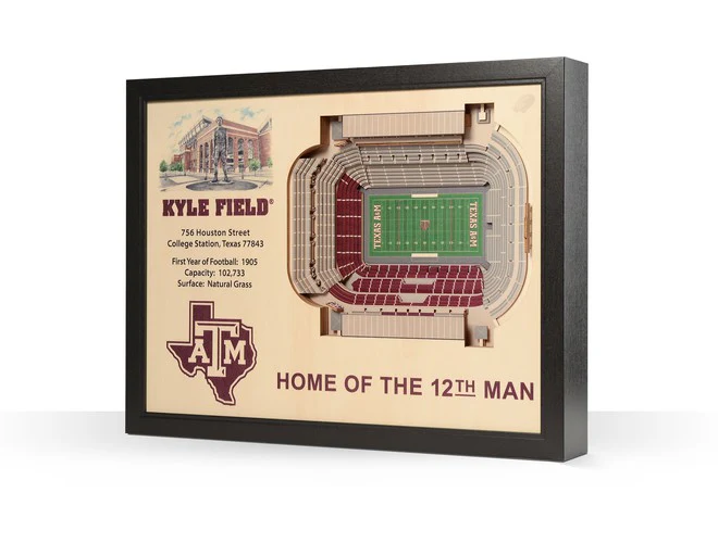 You The Fan! NCAA Stadium View 25-Layer 3D Wall Art - Image 31