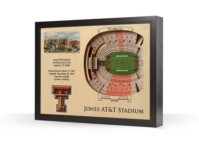 You The Fan! NCAA Stadium View 25-Layer 3D Wall Art - Image 33