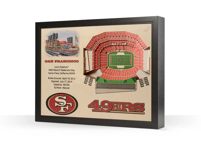 You The Fan! NFL Stadium View 25-Layer 3D Wall Art - Image 25